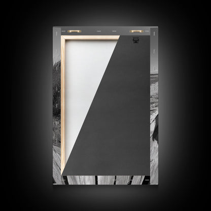 Weathered Mask, Coastal Surreal, Driftwood Dream, Canvas Print, Abstract Wall Art, Rustic Home Decor, Boho Artistic Style