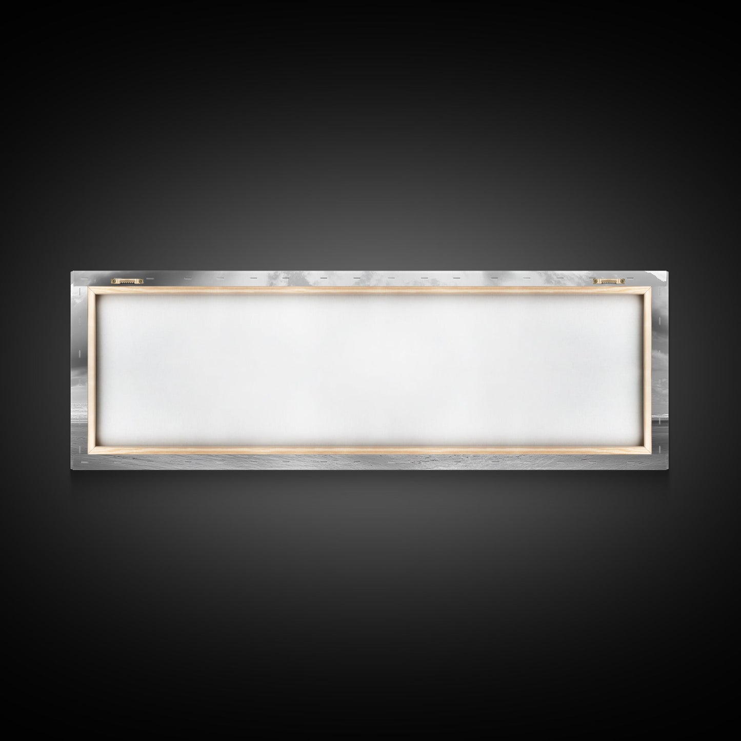 Sea Stack, Beach Horizon, Dramatic Sky, Monochrome Seascape, Framed Canvas Print, Coastal Wall Art, Modern Minimalist Entryway Decor