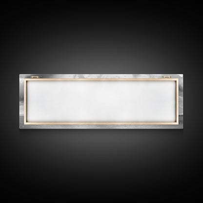 Sea Stack, Beach Horizon, Dramatic Sky, Monochrome Seascape, Framed Canvas Print, Coastal Wall Art, Modern Minimalist Entryway Decor