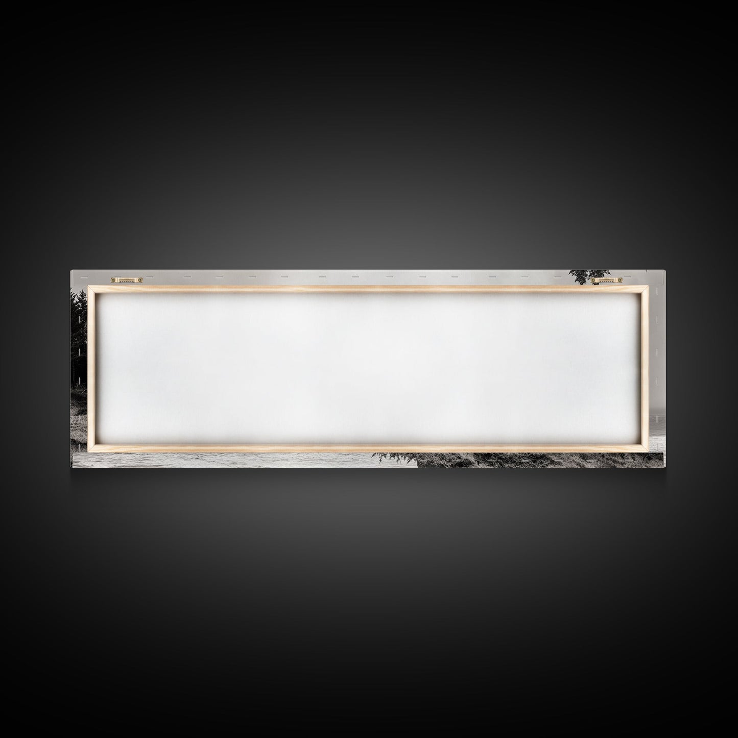 Foggy Pines, Ocean Horizon, Coastal Landscape, Moody Beach Scene, Canvas Print, Bedroom Wall Art, Rustic Cabin Decor, Nature Photography