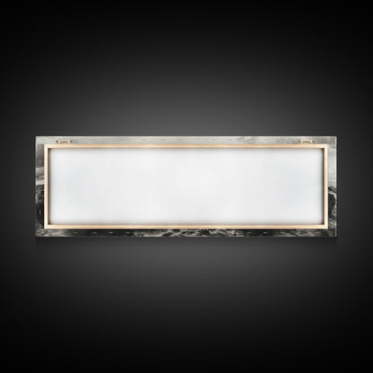 Desert Canyon Scene, Western Landscape, Vast Horizon, Framed Canvas Print, Rustic Wall Art, Neutral Earth Tones, Office Or Living Room