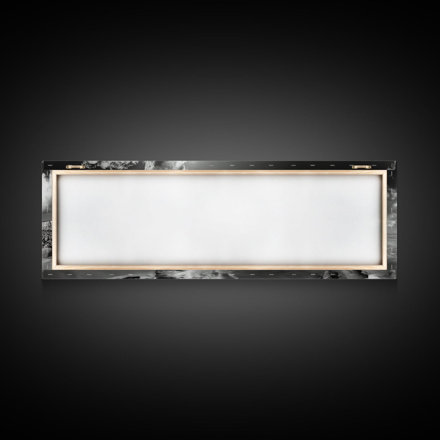 Beach Horse Reflection, Coastal Freedom, Wild Spirit Scene, Framed Canvas Print, Western Bathroom Art, Minimalist Beach House Decor