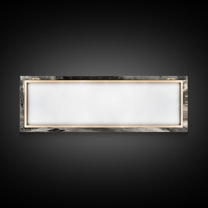 Cliffside Forest, Pacific Coastline, Dramatic Ocean View, Framed Canvas Print, Natural Landscape, Cabin Wall Art, Rustic Coastal Decor