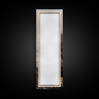 Foggy Cliffs, Coastal Rocks, Moody Ocean Photography, Canvas Print, Minimalist Seascape, Bathroom Decor, Calm Gray Tones, Nature Print