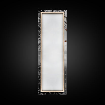 Autumn Leaves, Peaceful Lake, Misty Morning, Nature Silence, Canvas Print, Fall Wall Art, Neutral Bedroom Decor, Minimalist Photography