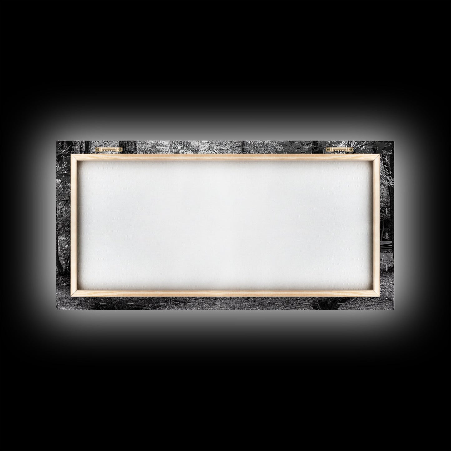 Yellow Tent, Forest Camping, Wilderness Escape, Outdoor Living, Framed Canvas Print, Fall Bedroom Art, Minimalist Nature, Hiking Vibes