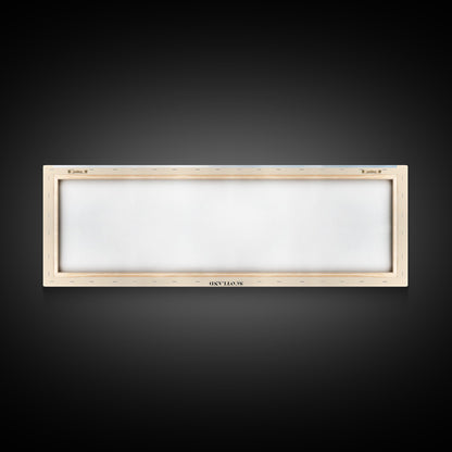 Grobust beach, Scotland Watercolor Print, Vacation Gift, Scotland Wall Art, Beach Painting, Beach Decor, Large Wall Art, Wood Frame Art