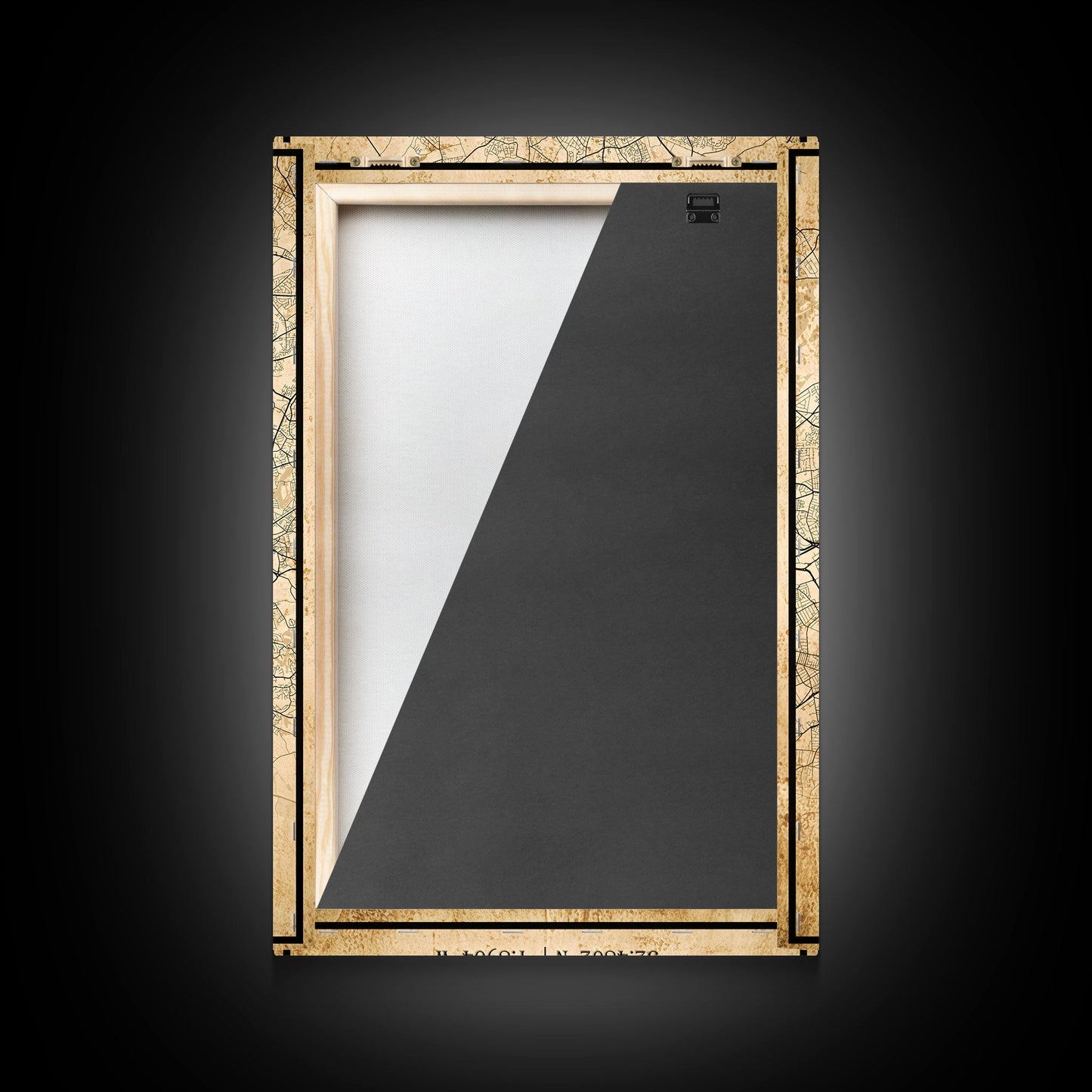 Birmingham UK map print poster or framed canvas, England map print poster canvas, UK city map print poster canvas, Vintage Travel Art