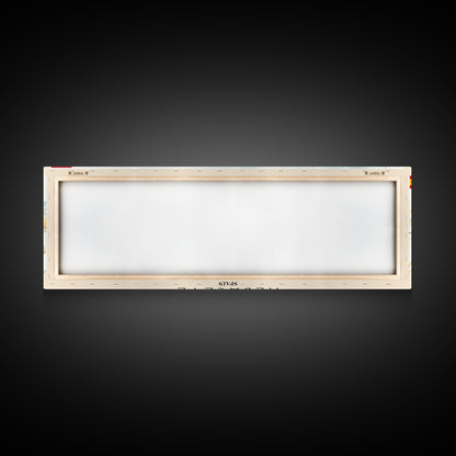 Albacete Spain Travel Print Wall Art, Panoramic City Art, Travel Art, Wall Decor, Vacation Gift, Framed Canvas Print Or Metal Art