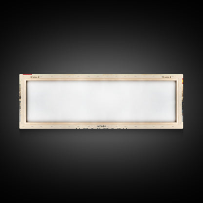 Alcorcón Spain Panoramic Travel Poster, Framed Canvas Print or Metal Wall Art, Travel Art, Home Decor, Panoramic Painting, Midcentury Art