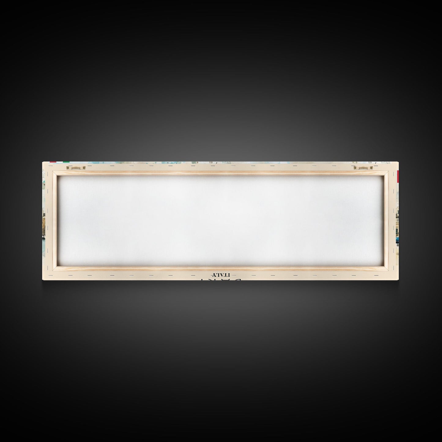 Bari Italy Panoramic Travel Poster, Framed Canvas Print or Metal Wall Art, Travel Art, Home Decor, Panoramic Painting, Midcentury Art