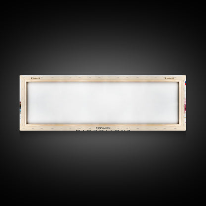 Bratislava Slovakia Wall Art, Panoramic Travel Poster, Panoramic Framed Canvas Print, City Wall Art, Wall Hanging Home Decor, Travel Art