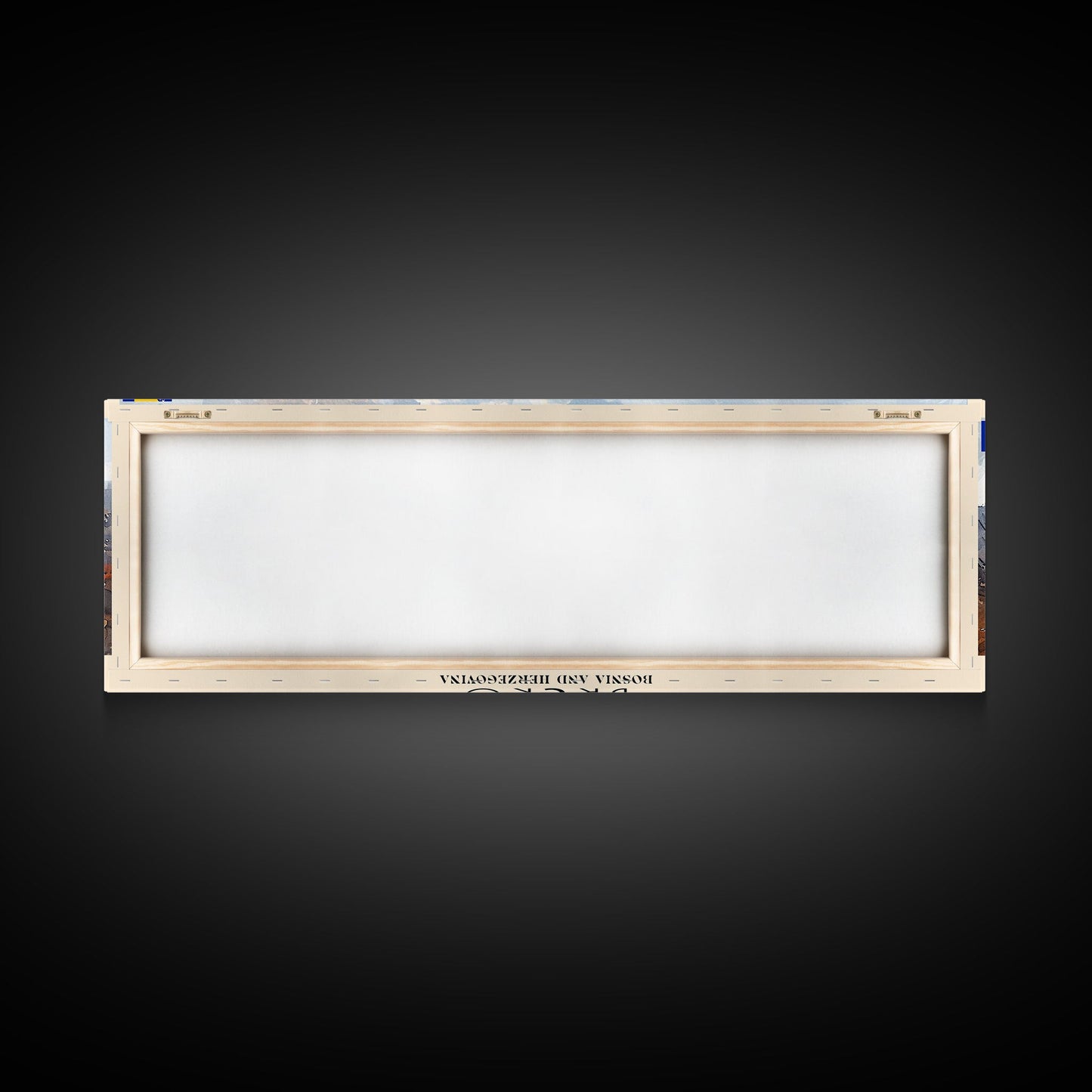 Brčko Bosnia Wall Art, Panoramic Travel Poster, Panoramic Framed Canvas Print, City Wall Art, Wall Hanging Home Decor, Travel Art