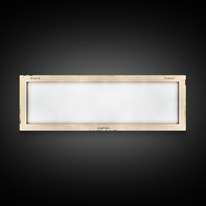 Dijon France Travel Art, City Art, Framed Canvas Print or Metal Wall Art, Europe Travel Poster, Panoramic Wall Art, Extra Wide Wall Art