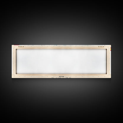 Getafe Spain Panoramic Travel Poster, Framed Canvas Print or Metal Wall Art, Travel Art, Home Decor, Panoramic Painting, Midcentury Art