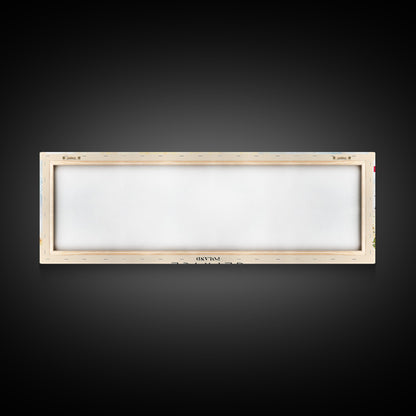 Gliwice Poland Panoramic Travel Poster, Framed Canvas Print or Metal Wall Art, Travel Art, Home Decor, Panoramic Painting, Midcentury Art