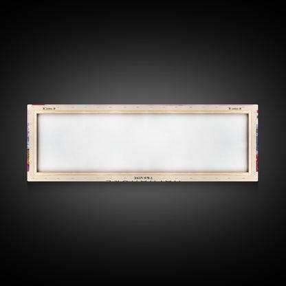 Kamianske Ukraine Wall Art, Panoramic Travel Poster, Panoramic Framed Canvas Print, City Wall Art, Wall Hanging Home Decor, Travel Art