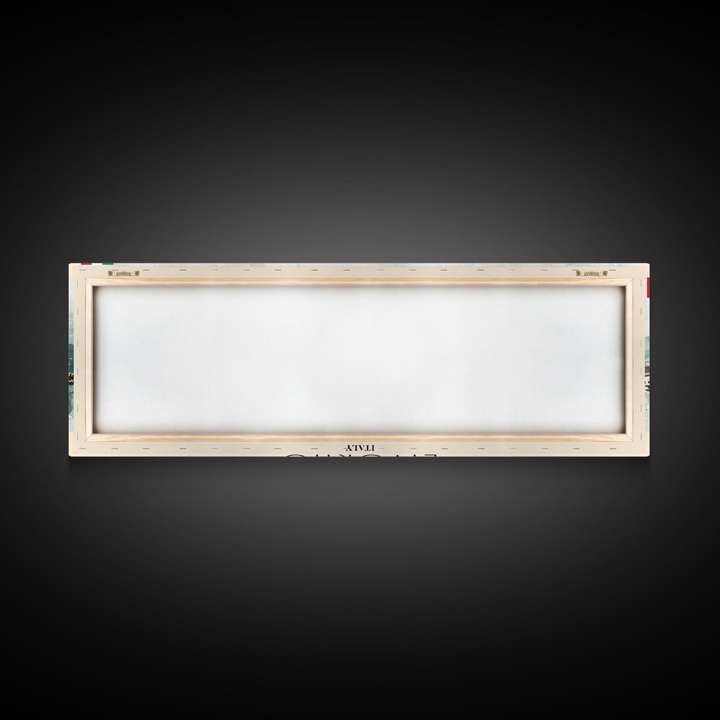 Livorno Italy Panoramic Travel Poster, Framed Canvas Print or Metal Wall Art, Travel Art, Home Decor, Panoramic Painting, Midcentury Art