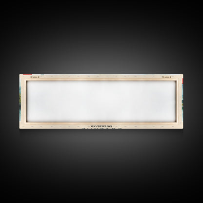 Lucerne Switzerland Travel Art, City Art, Framed Canvas Print or Metal Wall Art, Europe Travel Poster, Panoramic Wall Art, Extra Wide Wall Art