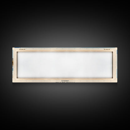 Nikaia Greece Wall Art, Panoramic Travel Poster, Panoramic Framed Canvas Print, City Wall Art, Wall Hanging Home Decor, Travel Art