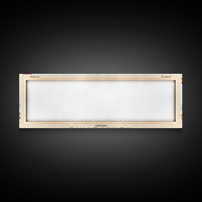 Norrkoping Sweden Travel Print Wall Art, Panoramic City Art, Travel Art, Wall Decor, Vacation Gift, Framed Canvas Print Or Metal Art