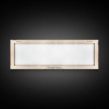 Oxford United Kingdom Panoramic Travel Poster, Framed Canvas Print or Metal Wall Art, Travel Art, Home Decor, Panoramic Painting, Midcentury Art