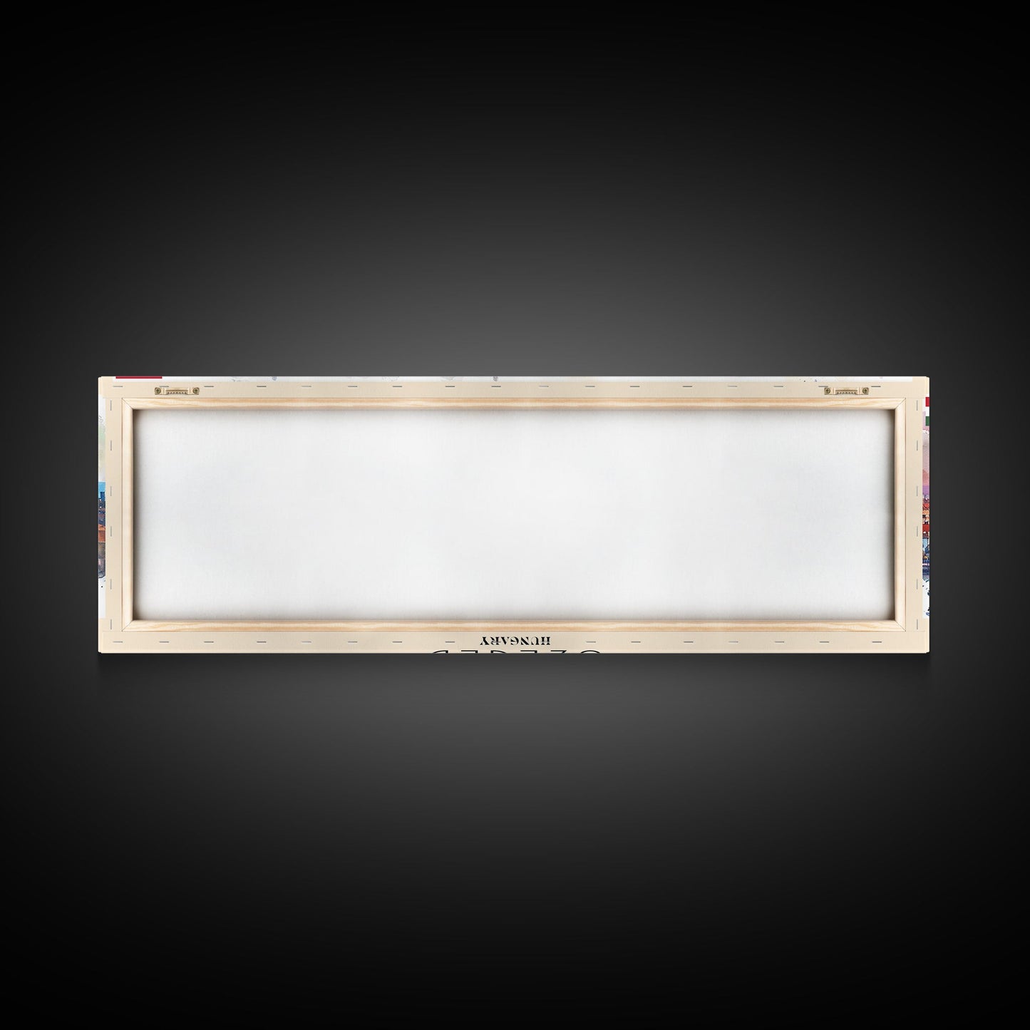 Szeged Hungary Travel Art, City Art, Framed Canvas Print or Metal Wall Art, Europe Travel Poster, Panoramic Wall Art, Extra Wide Wall Art