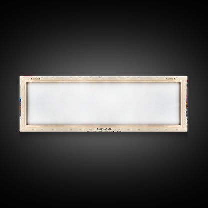 Szeged Hungary Travel Art, City Art, Framed Canvas Print or Metal Wall Art, Europe Travel Poster, Panoramic Wall Art, Extra Wide Wall Art