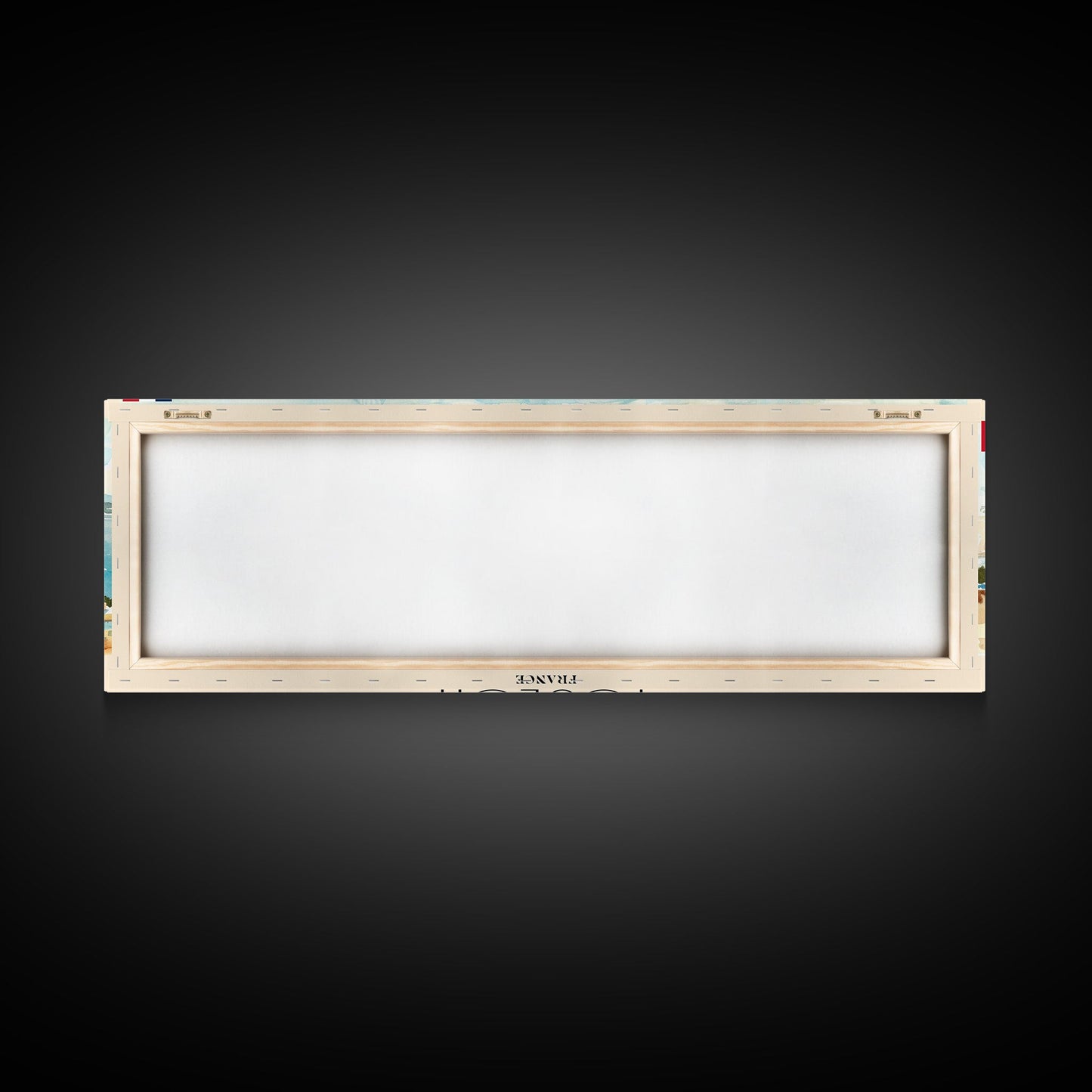 Toulon France Panoramic Travel Poster, Framed Canvas Print or Metal Wall Art, Travel Art, Home Decor, Panoramic Painting, Midcentury Art