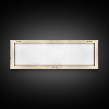 Reisekunst aus Twer, Russland, Stadtkunst, gerahmter Leinwanddruck oder Wandbild aus Metall, Europa-Reiseposter, Panorama-Wandbild, extra breites Wandbild