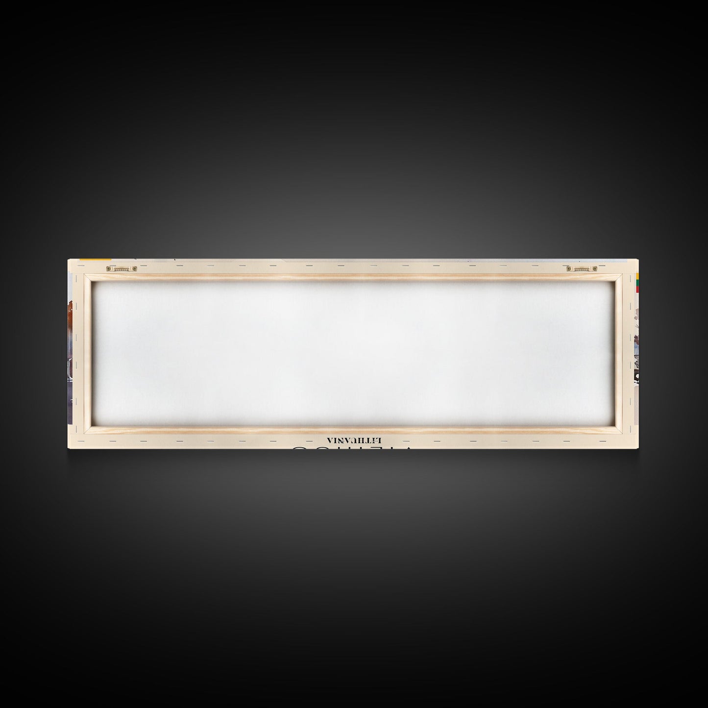 Vilnius Lithuania Wall Art, Panoramic Travel Poster, Panoramic Framed Canvas Print, City Wall Art, Wall Hanging Home Decor, Travel Art