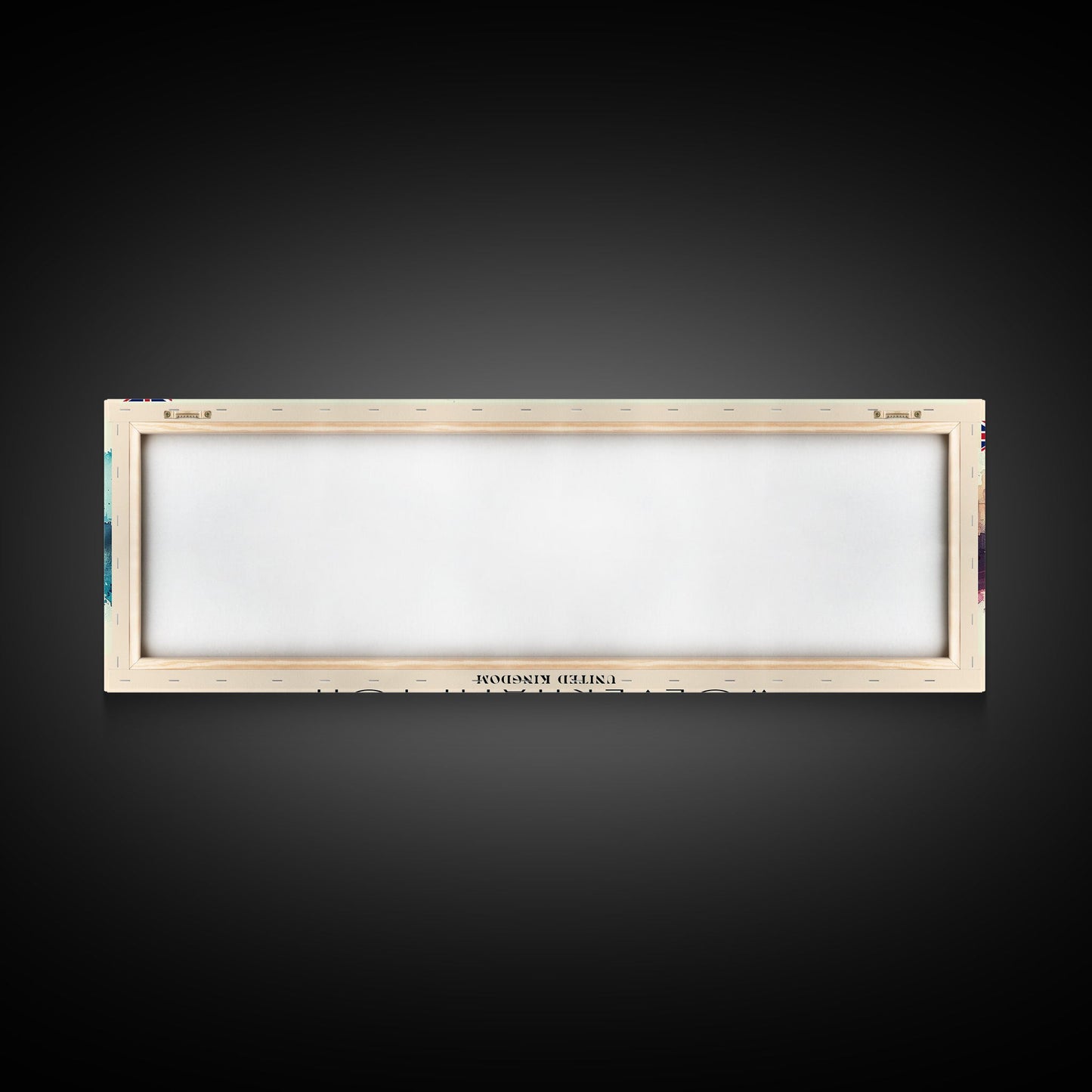 Wolverhampton United Kingdom Panoramic Travel Poster, Framed Canvas Print or Metal Wall Art, Travel Art, Home Decor, Panoramic Painting, Midcentury Art