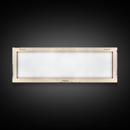 Zrenjanin Serbia Wall Art, Panoramic Travel Poster, Panoramic Framed Canvas Print, City Wall Art, Wall Hanging Home Decor, Travel Art