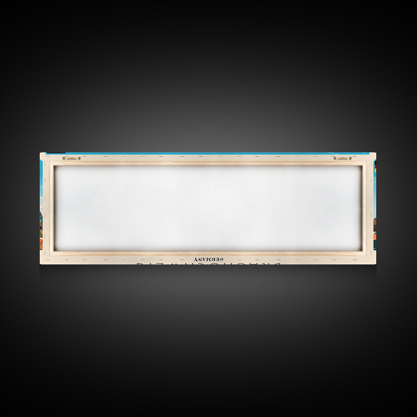 Braunschweig Germany Travel Art, City Art, Framed Canvas Print or Metal Wall Art, Europe Travel Poster, Panoramic Wall Art, Extra Wide Wall Art