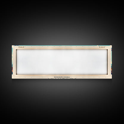 Coventry United Kingdom Wall Art, Panoramic Travel Poster, Panoramic Framed Canvas Print, City Wall Art, Wall Hanging Home Decor, Travel Art