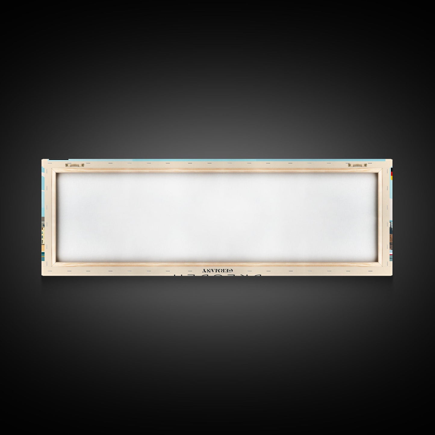 Dresde Germany Travel Art, City Art, Framed Canvas Print or Metal Wall Art, Europe Travel Poster, Panoramic Wall Art, Extra Wide Wall Art