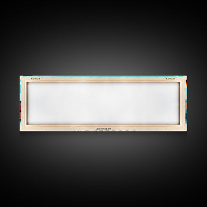 Dusseldorf Germany Travel Art, City Art, Framed Canvas Print or Metal Wall Art, Europe Travel Poster, Panoramic Wall Art, Extra Wide Wall Art