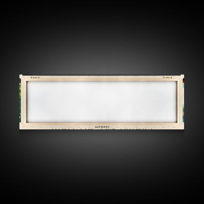 Frankfurt Germany Travel Print Wall Art, Panoramic City Art, Travel Art, Wall Decor, Vacation Gift, Framed Canvas Print Or Metal Art