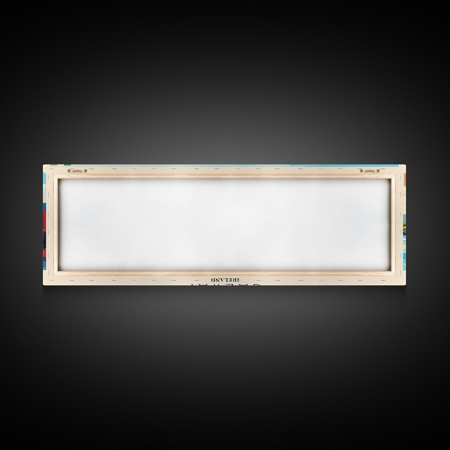 Galway Ireland Panoramic Travel Poster, Framed Canvas Print or Metal Wall Art, Travel Art, Home Decor, Panoramic Painting, Midcentury Art