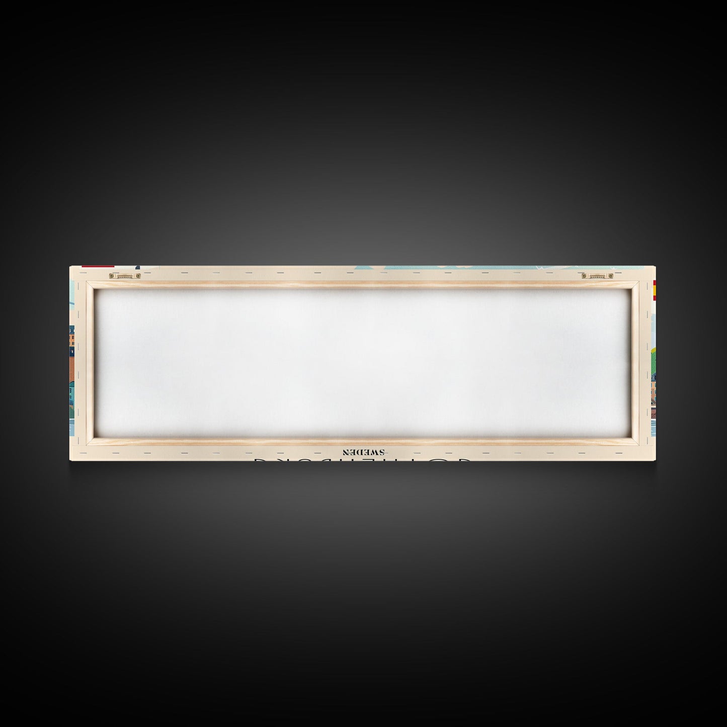 Gothenburg Sweden Travel Art, City Art, Framed Canvas Print or Metal Wall Art, Europe Travel Poster, Panoramic Wall Art, Extra Wide Wall Art