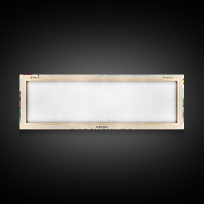 Gothenburg Sweden Travel Art, City Art, Framed Canvas Print or Metal Wall Art, Europe Travel Poster, Panoramic Wall Art, Extra Wide Wall Art