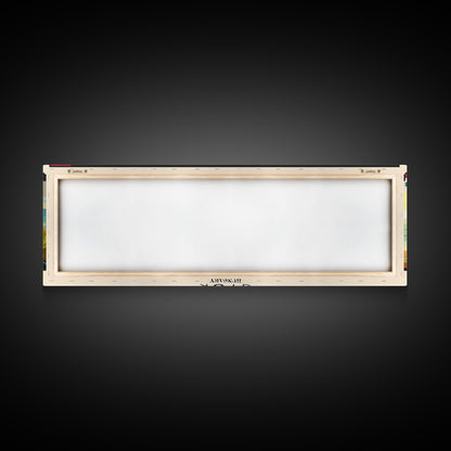 Gyor Hungary Wall Art, Panoramic Travel Poster, Panoramic Framed Canvas Print, City Wall Art, Wall Hanging Home Decor, Travel Art