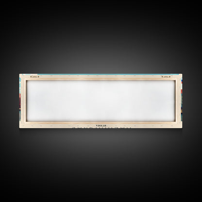 Kaliningrad Russia Travel Print Wall Art, Panoramic City Art, Travel Art, Wall Decor, Vacation Gift, Framed Canvas Print Or Metal Art