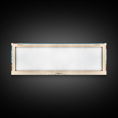 Kayseri Turkey Travel Art, City Art, Framed Canvas Print or Metal Wall Art, Europe Travel Poster, Panoramic Wall Art, Extra Wide Wall Art