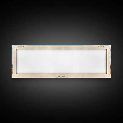 Krakow Poland Travel Art, City Art, Framed Canvas Print or Metal Wall Art, Europe Travel Poster, Panoramic Wall Art, Extra Wide Wall Art