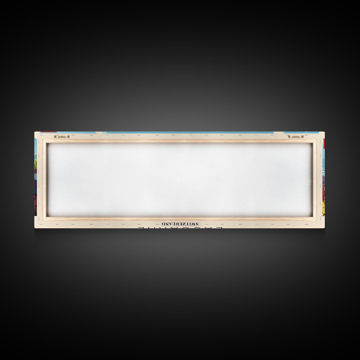 Lausanne Switzerland Travel Art, City Art, Framed Canvas Print or Metal Wall Art, Europe Travel Poster, Panoramic Wall Art, Extra Wide Wall Art