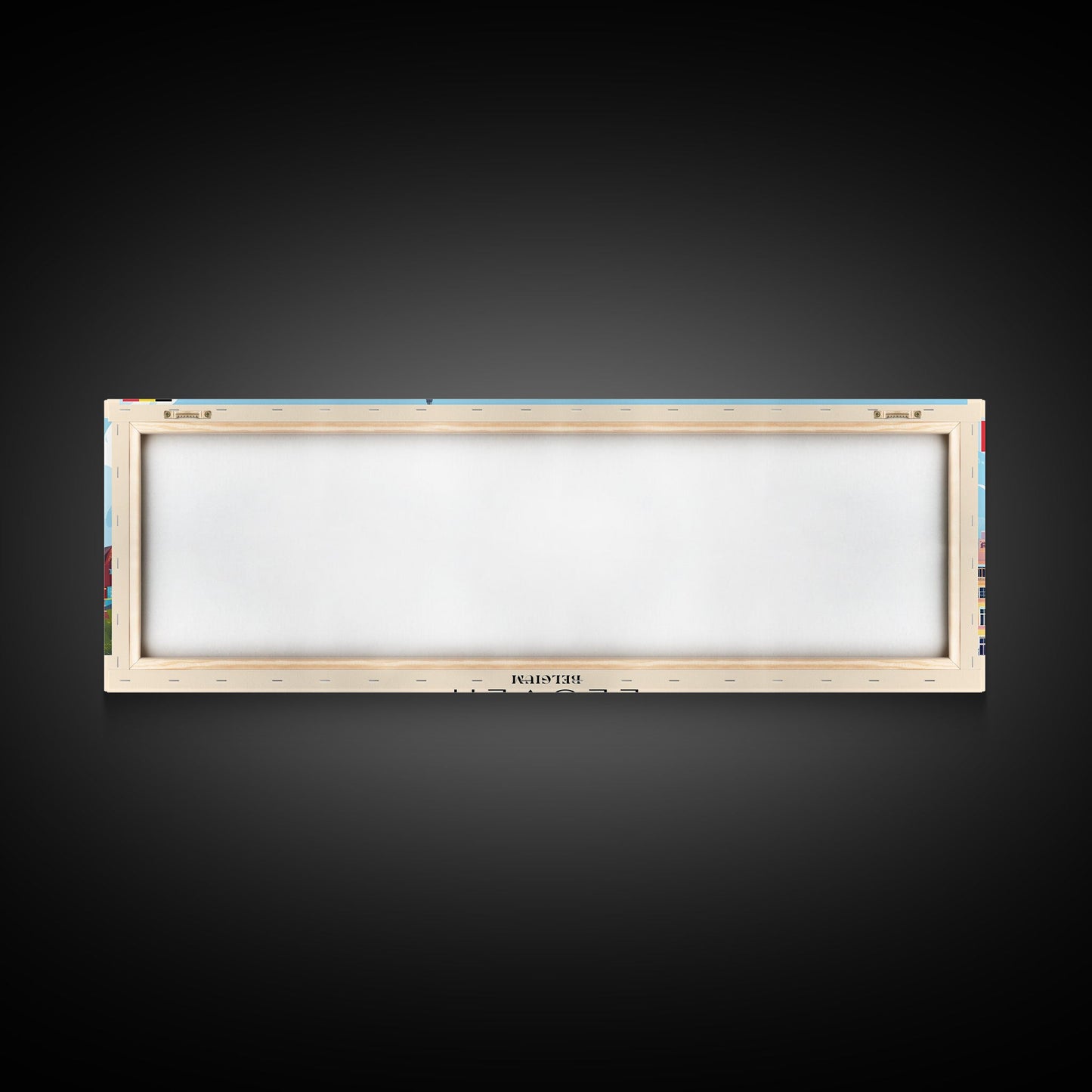 Leuven Belgium Travel Print Wall Art, Panoramic City Art, Travel Art, Wall Decor, Vacation Gift, Framed Canvas Print Or Metal Art