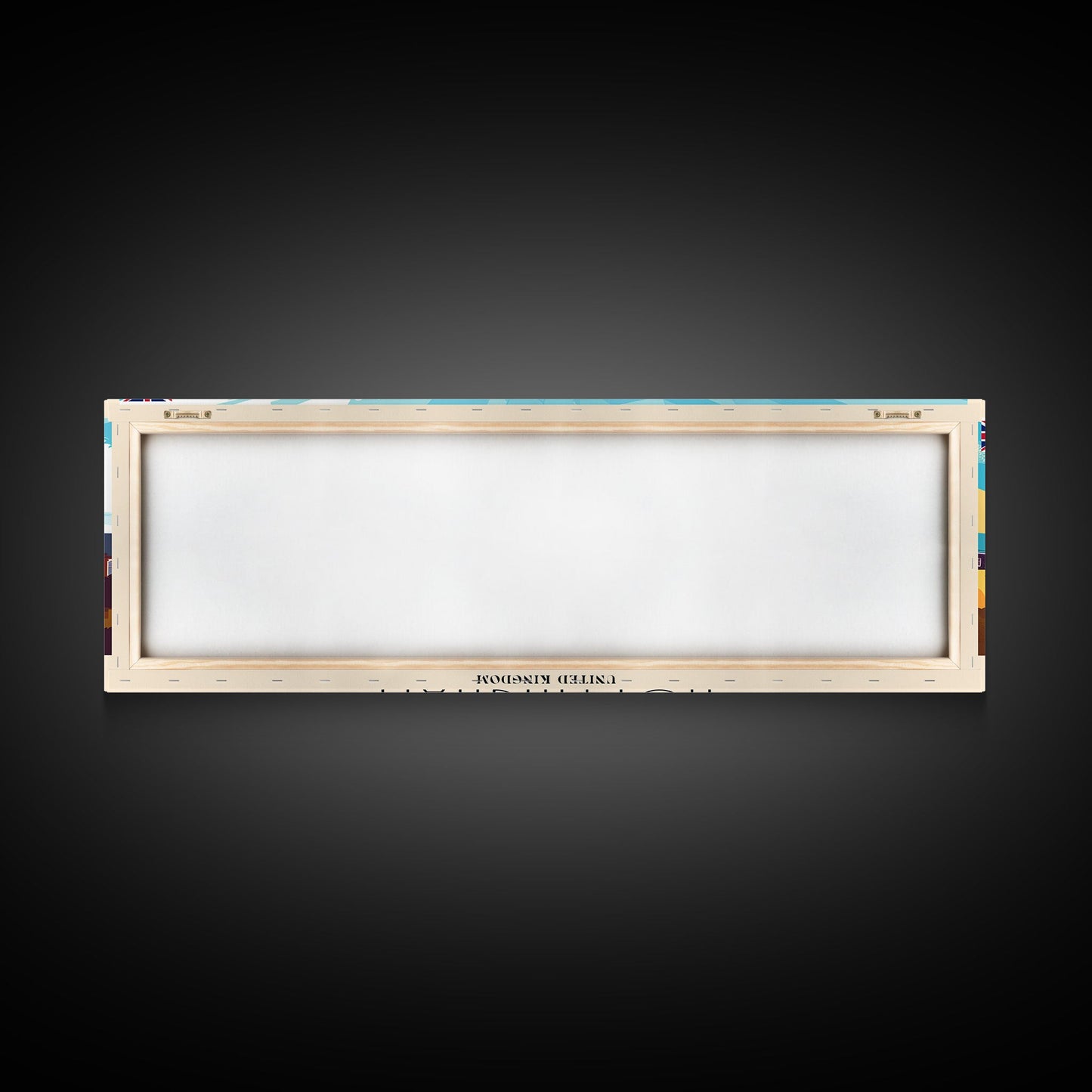 Nottingham United Kingdom Wall Art, Panoramic Travel Poster, Panoramic Framed Canvas Print, City Wall Art, Wall Hanging Home Decor, Travel Art