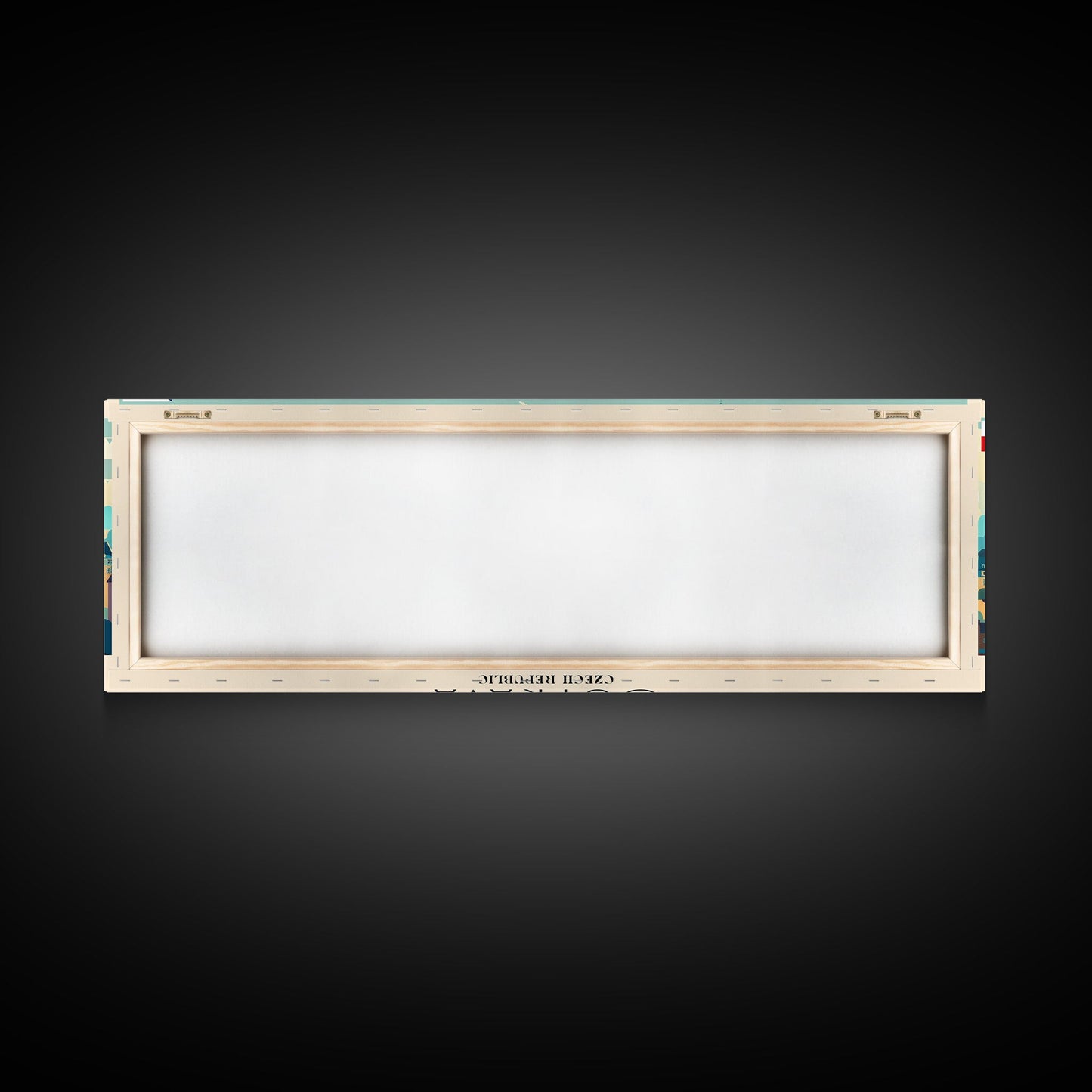 Ostrava Czech Republic Wall Art, Panoramic Travel Poster, Panoramic Framed Canvas Print, City Wall Art, Wall Hanging Home Decor, Travel Art