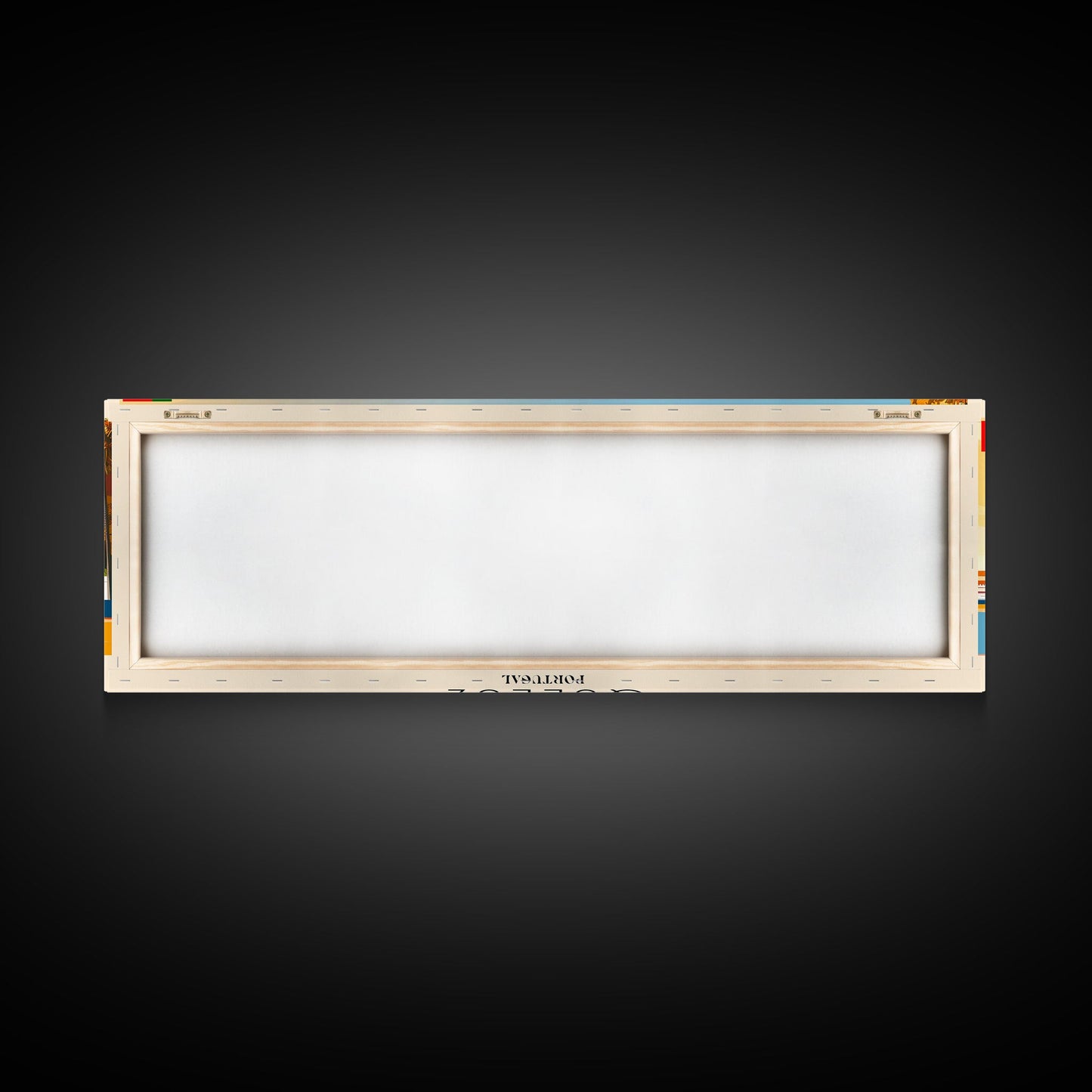 Queluz Portugal Wall Art, Panoramic Travel Poster, Panoramic Framed Canvas Print, City Wall Art, Wall Hanging Home Decor, Travel Art